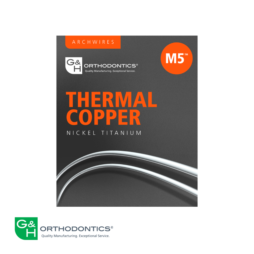 M5 CuNiTi termic Trueform rectangular 25buc.