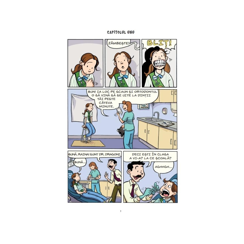 Cartea "Zambeste!" de Raina Telgemeier