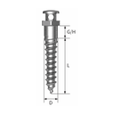 20x mini implanturi OrthAnchor tip buton + instrumentar