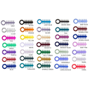 USA chain colors