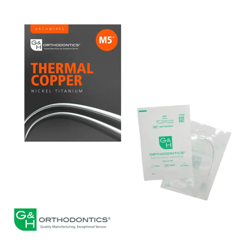 M5 CuNiTi termic Ovoid rectangular SoloPack