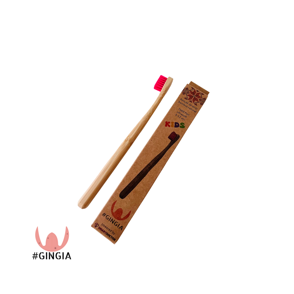 Periuta bambus copii ultrasoft 3-12 ani