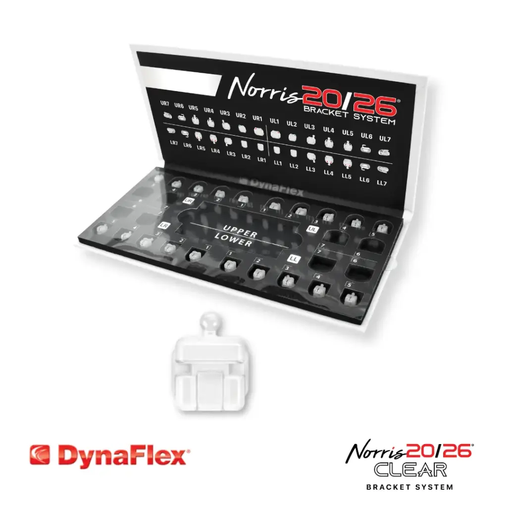 Set bracketi autoligaturanti pasivi Norris Clear 5x5