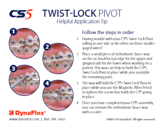 Corector CS5 - aplicare pivot Twist-Lock